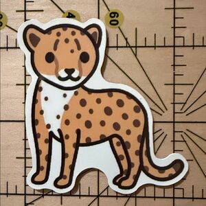 💜13/$13 +Bundle Sticker Sale | Leopard Cheetah Animal Waterproof Sticker